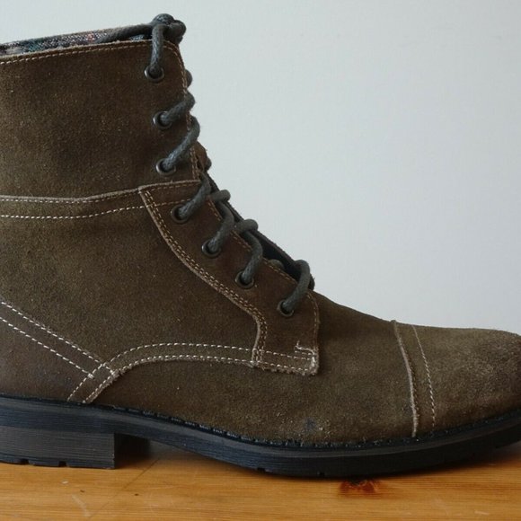 Bass Hunter Plaid Lined Leather Boots Mens Size 8.5 1654-316 main image 6